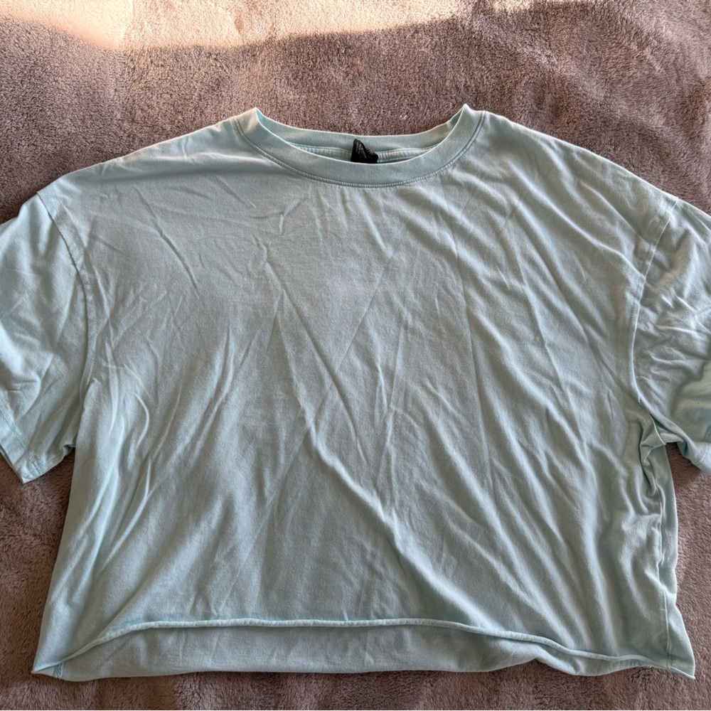 Wild Fable Green Boxy Short Sleeve T-Shirt